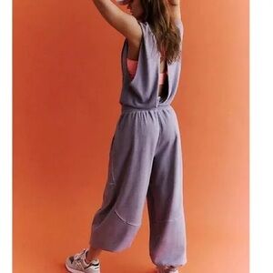 FP Movement by Free People Lavender Throw and Go Onesie Jumpsuit